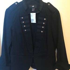 Black crop jacket